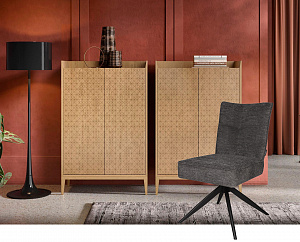 Стул поворотный FLORENTIN, с возвратом